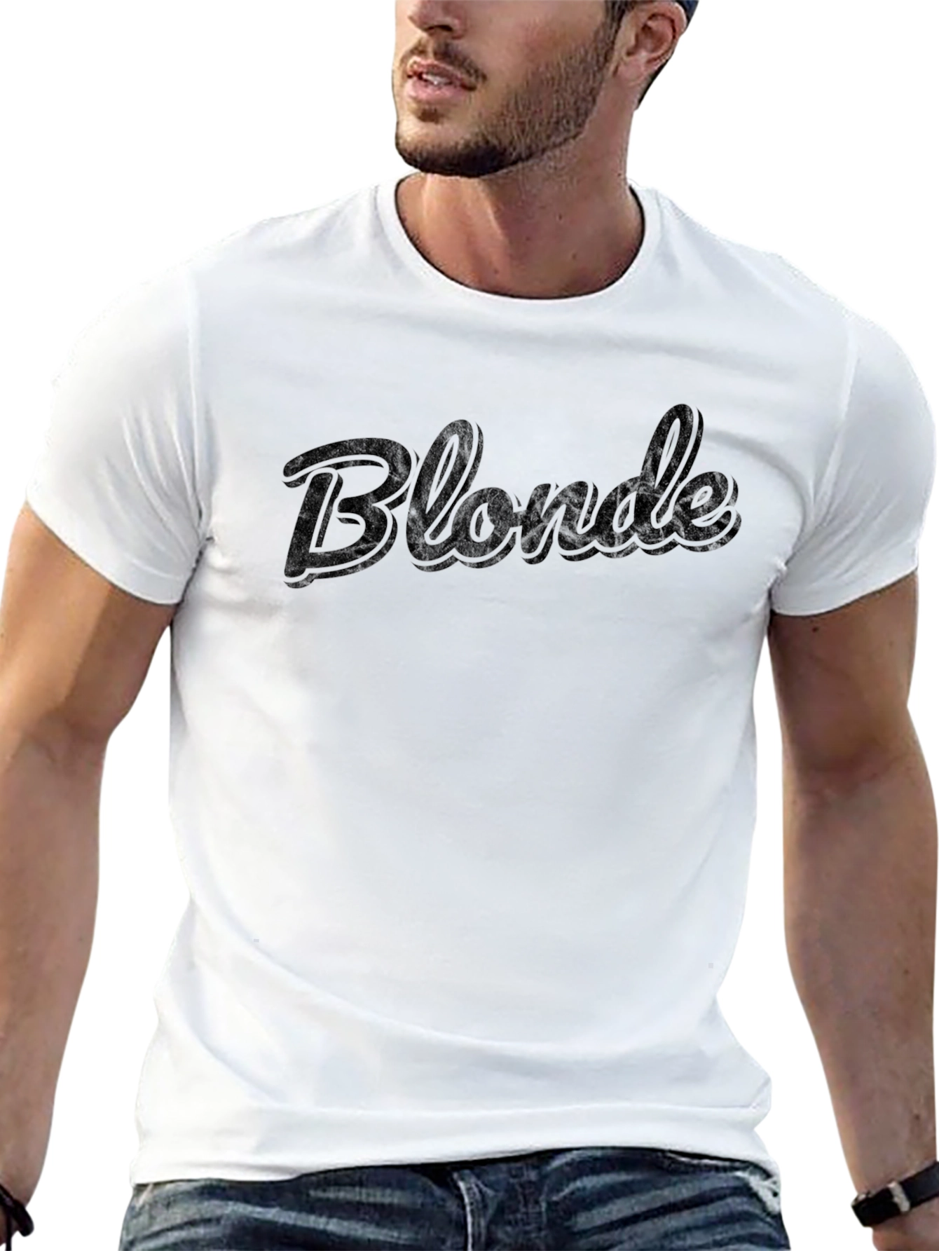 Blonde Graphic Tee - Black T-Shirt