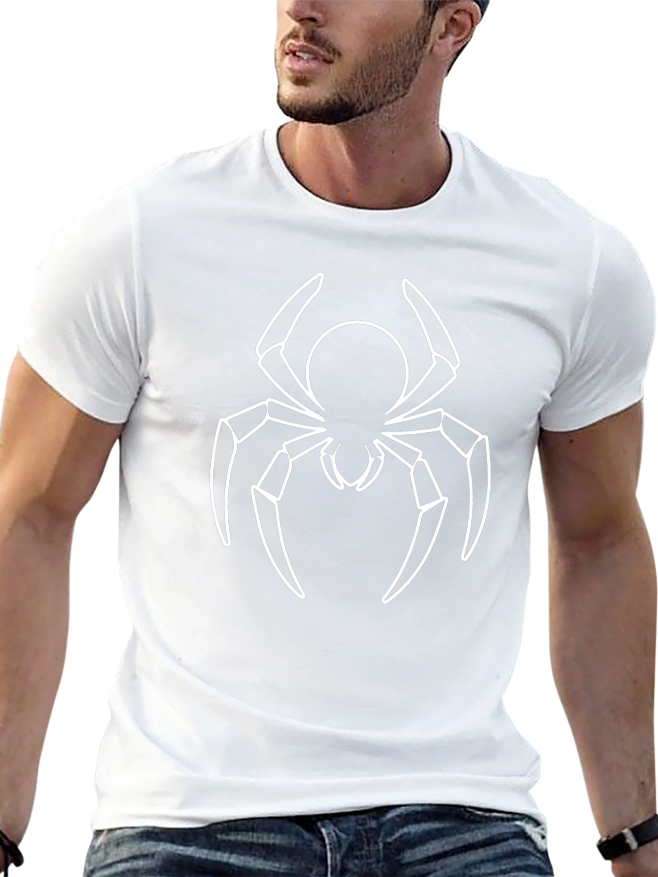 Spider Graphic Black T-Shirt - Casual Style
