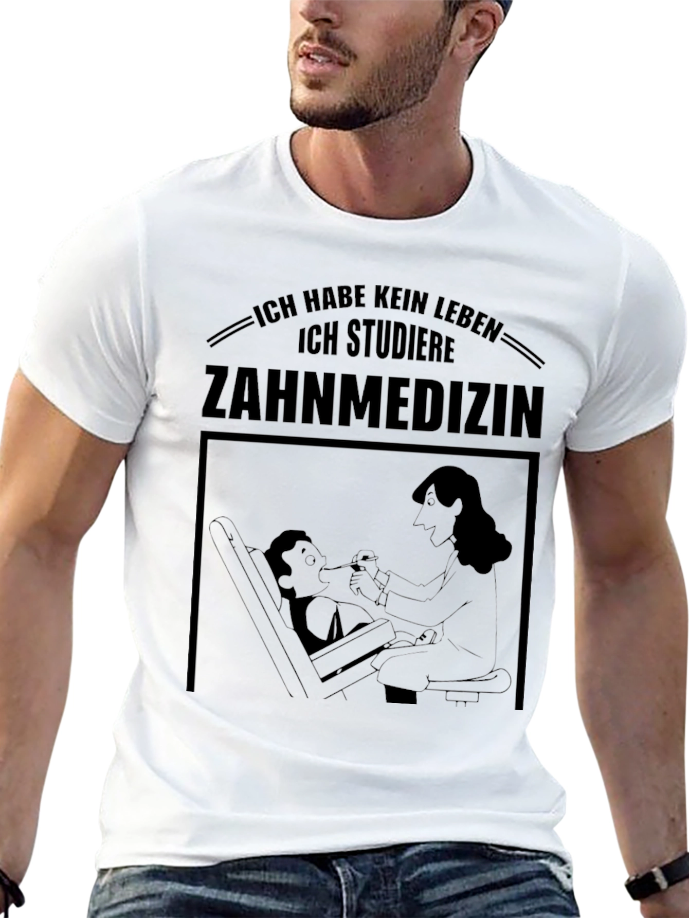 Ich Habe Kein Leben T-Shirt Zahnmedizin