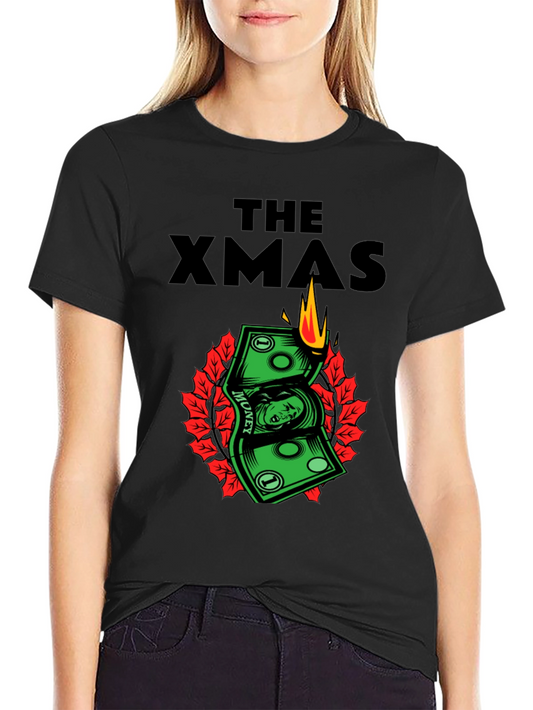 The Xmas Money T-Shirt - Burning Cash Holiday Tee