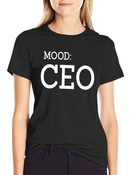 Mood: CEO Black Graphic T-Shirt