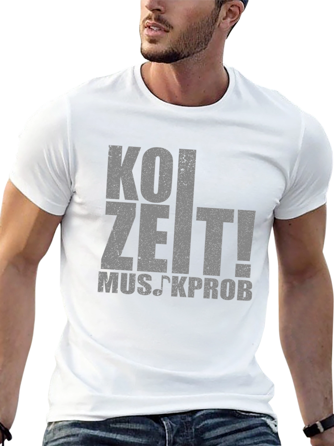 Koi Zeit! Musikprob T-Shirt - Black Cotton Tee
