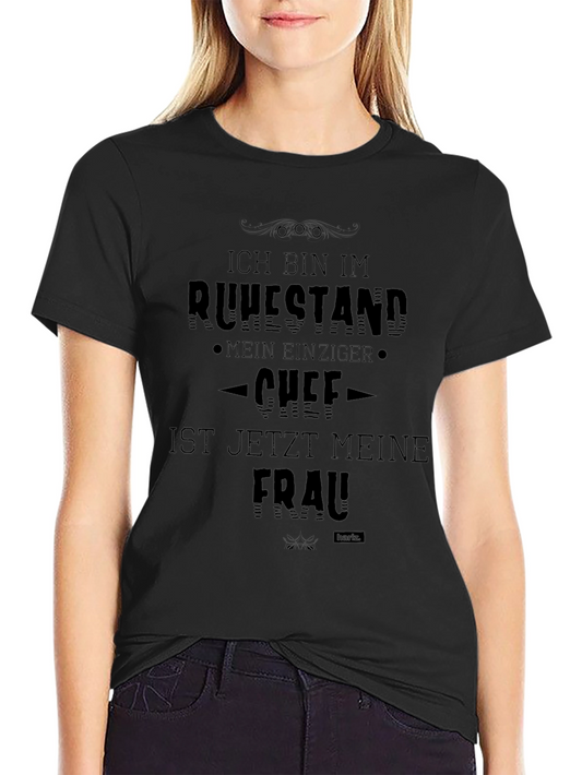 Retired Husband T-Shirt - Wife is the Boss