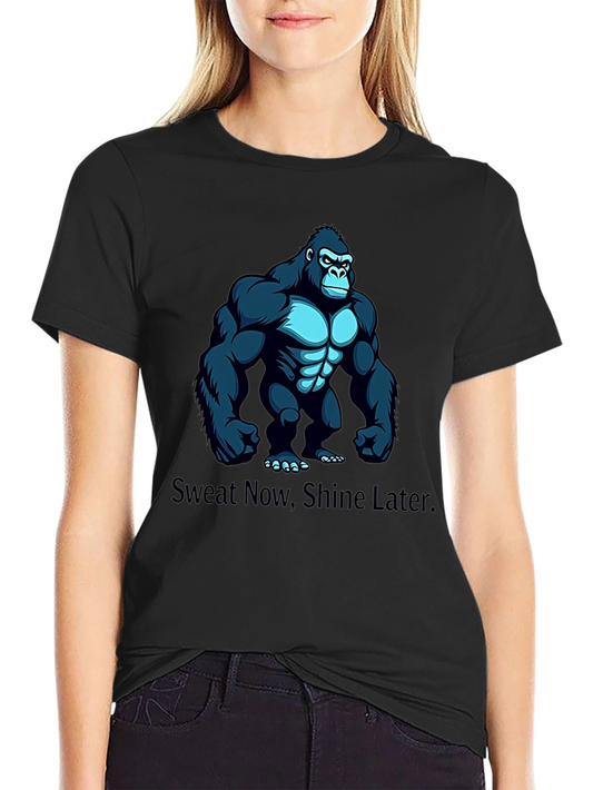 Sweat Now Shine Later Gorilla Graphic Tee