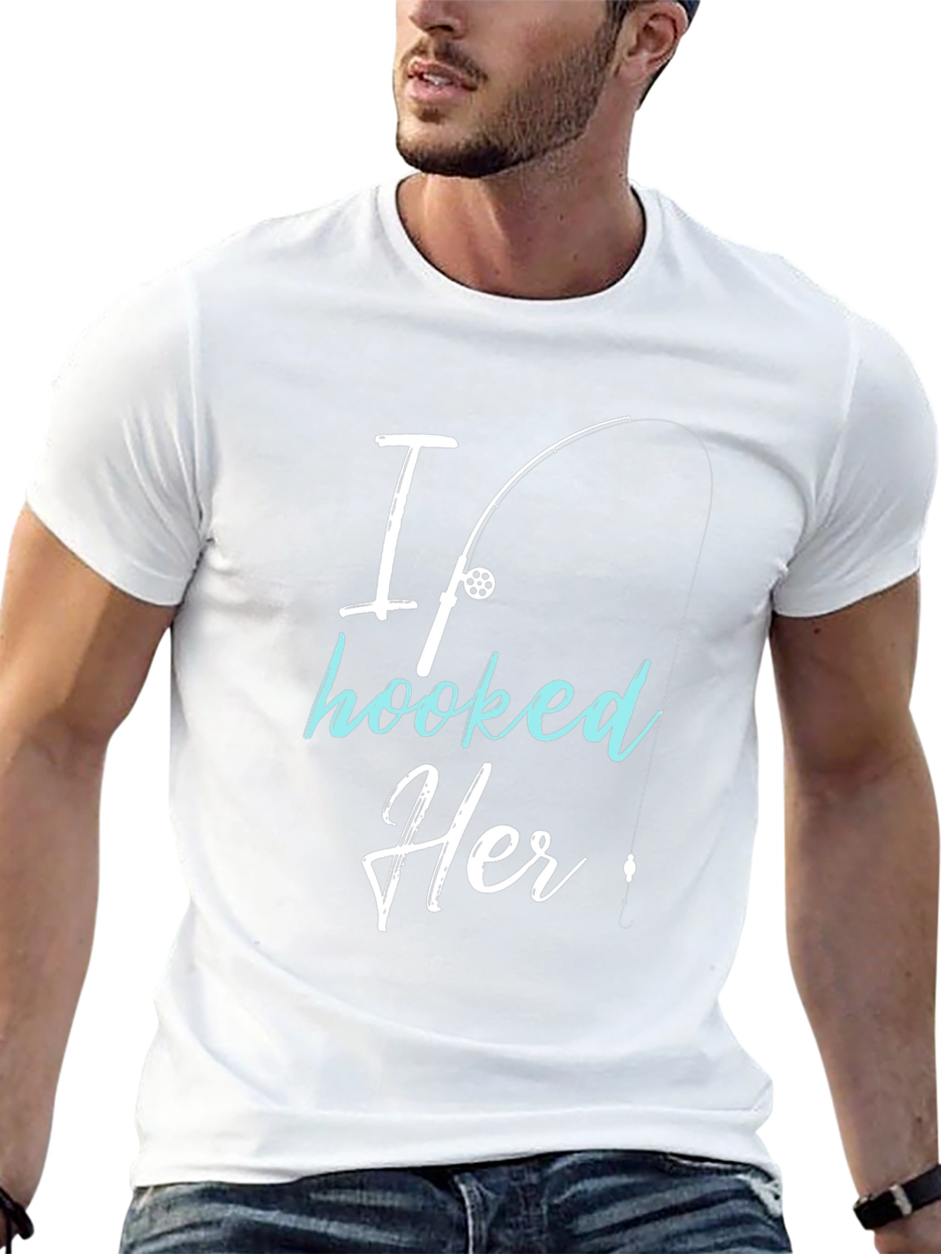If I Hooked Her T-Shirt Fishing Couple Matching