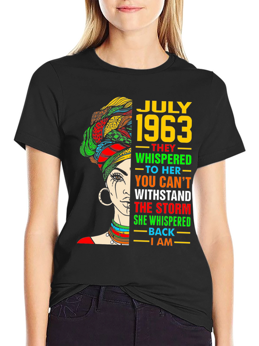 July 1963 Black Woman Graphic Tee