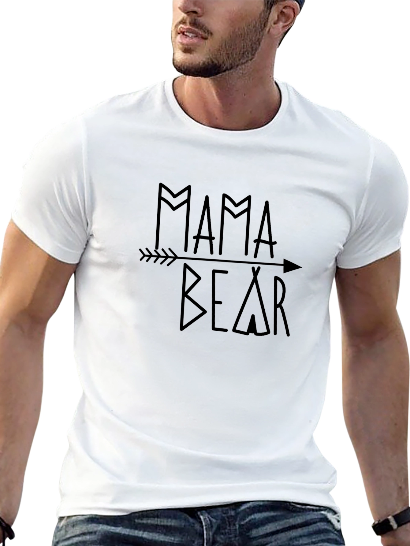 Mama Bear Graphic Tee - Arrow Design