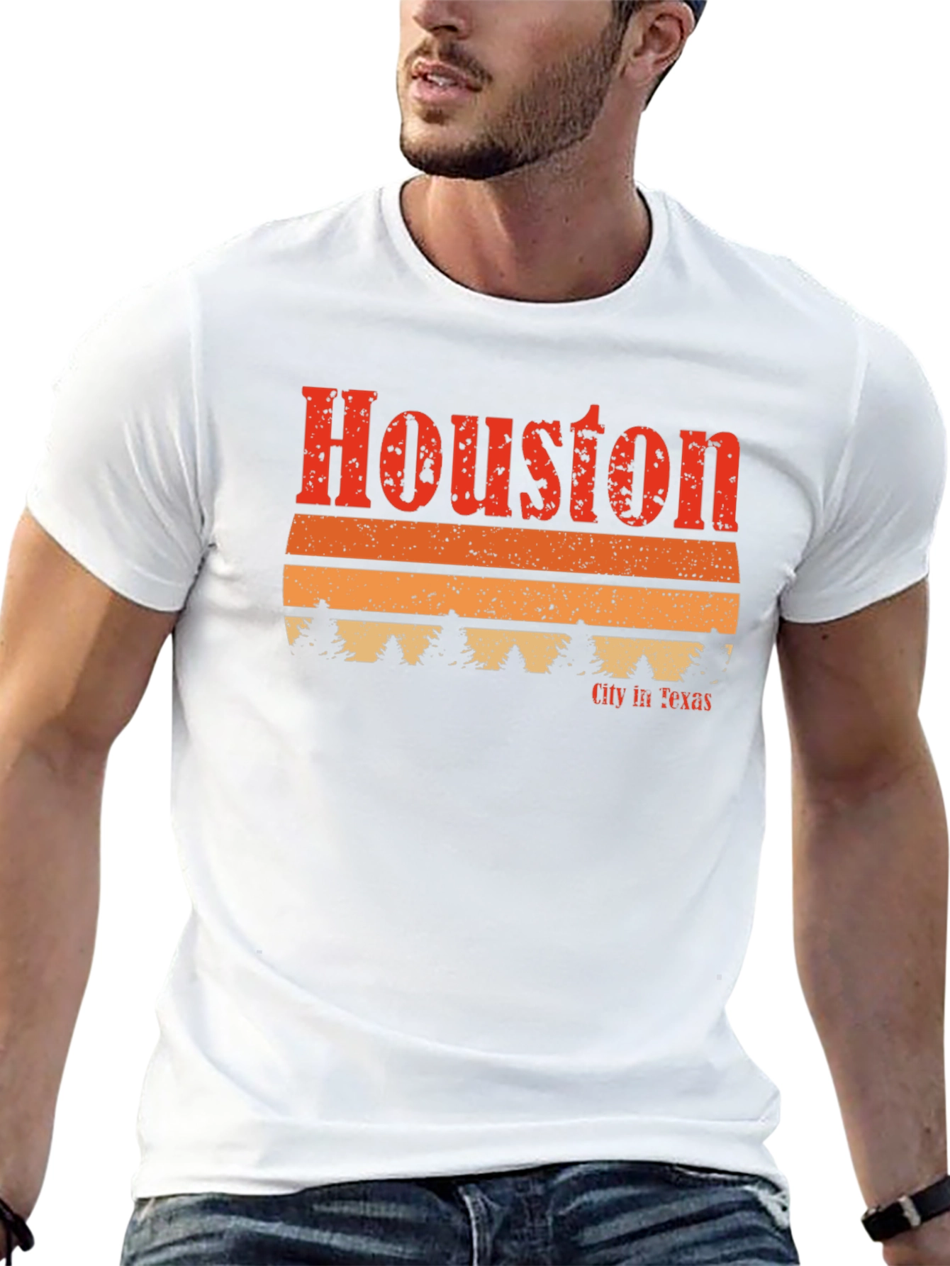 Retro Houston Texas Graphic T-Shirt