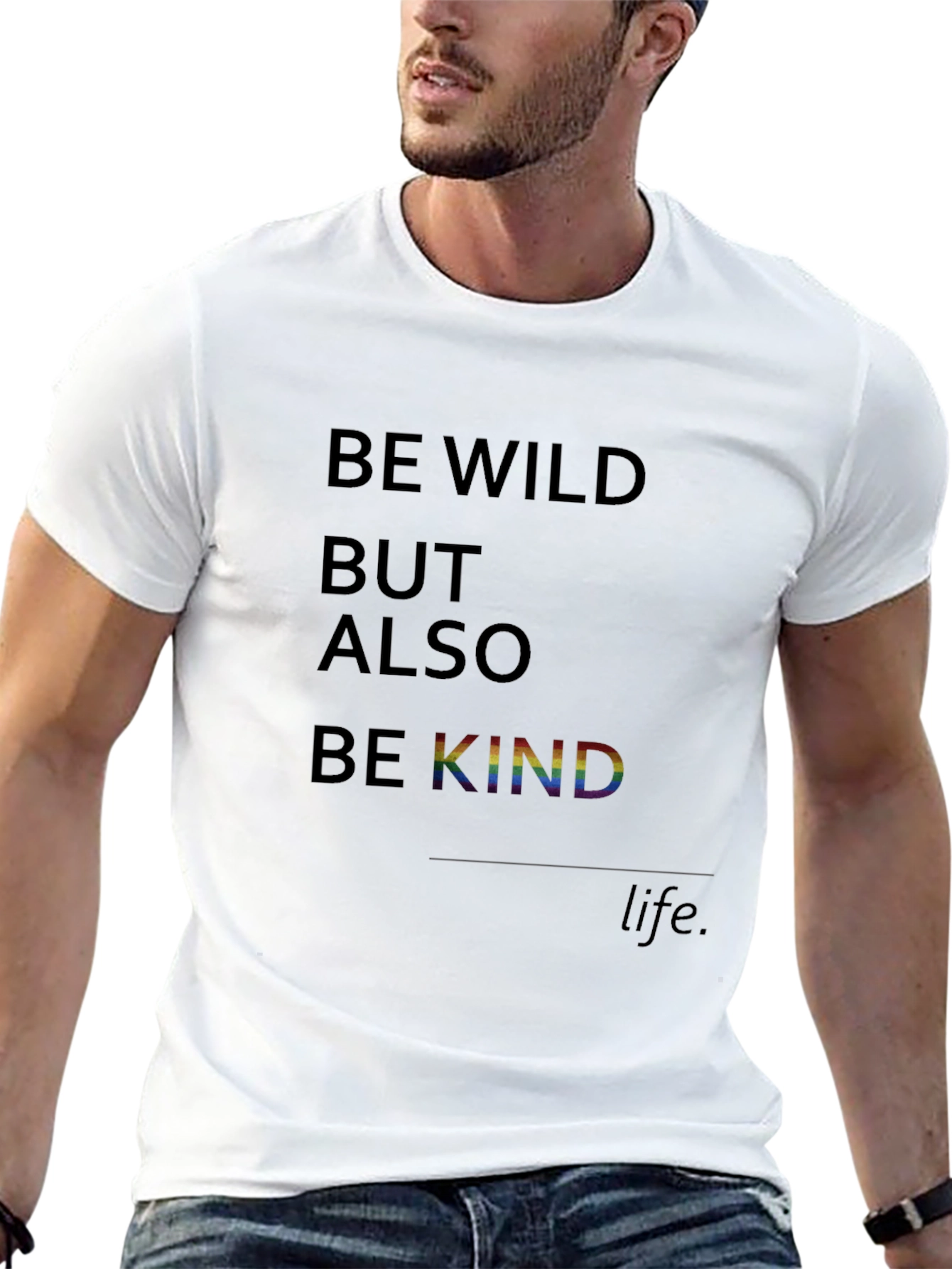 Be Wild But Also Be Kind Graphic Tee