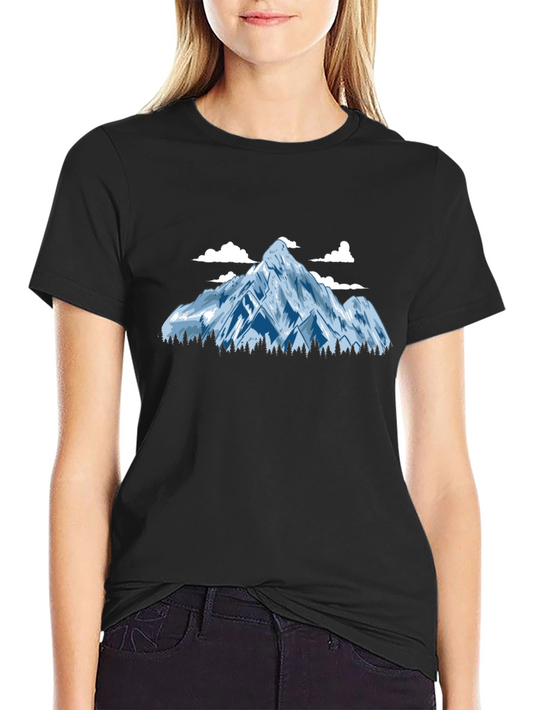Mountain Graphic Tee - Black