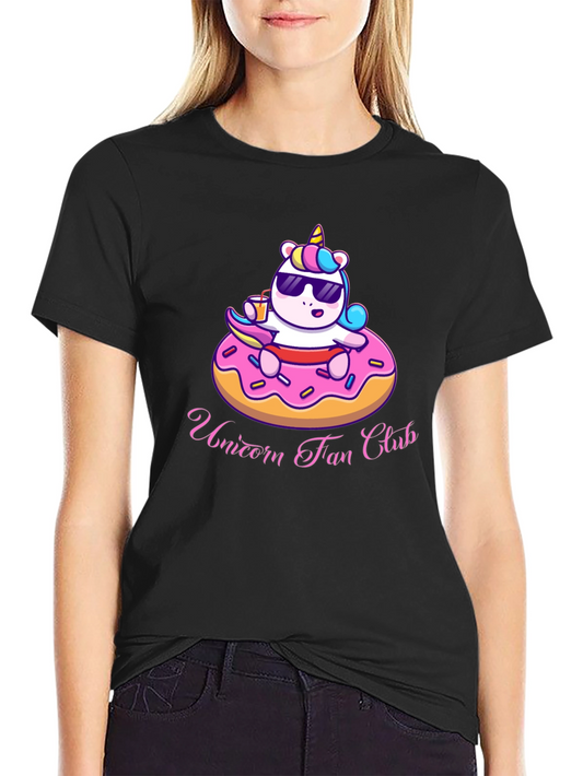 Unicorn Fan Club Donut T-Shirt