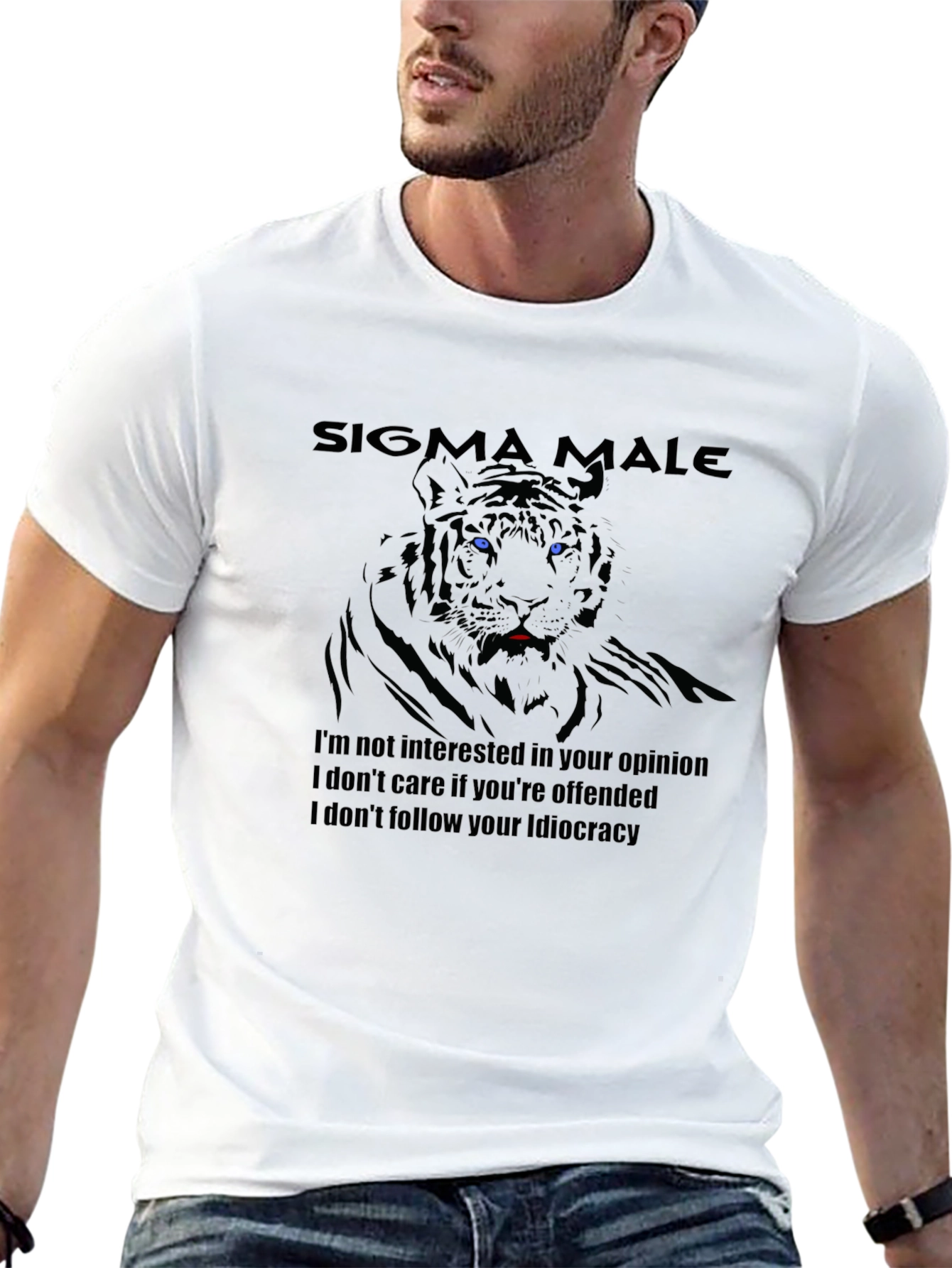 Sigma Male Tiger Graphic T-Shirt