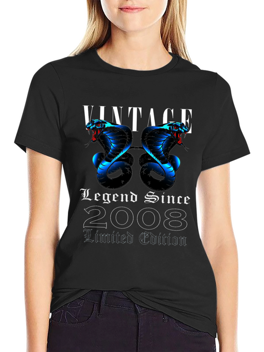 Vintage Legend Since 2008 Limited Edition Cobra T-Shirt