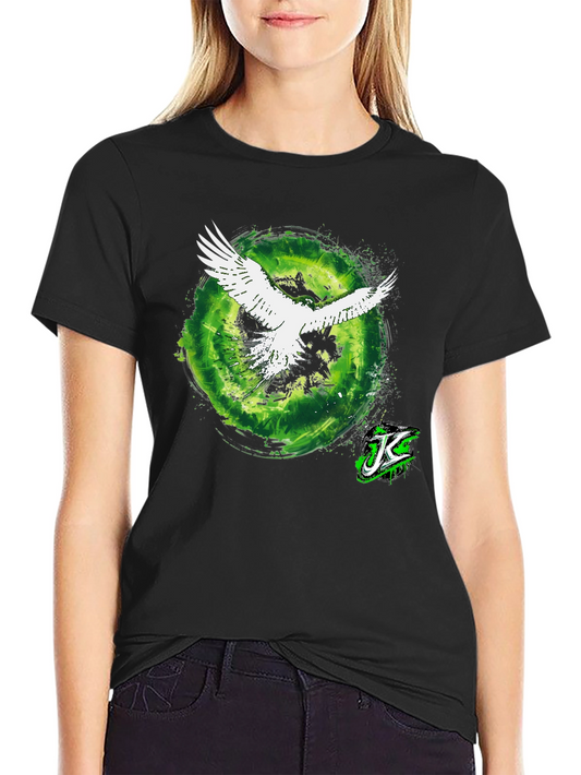 Eagle Portal Graphic Tee - Cool Black T-Shirt