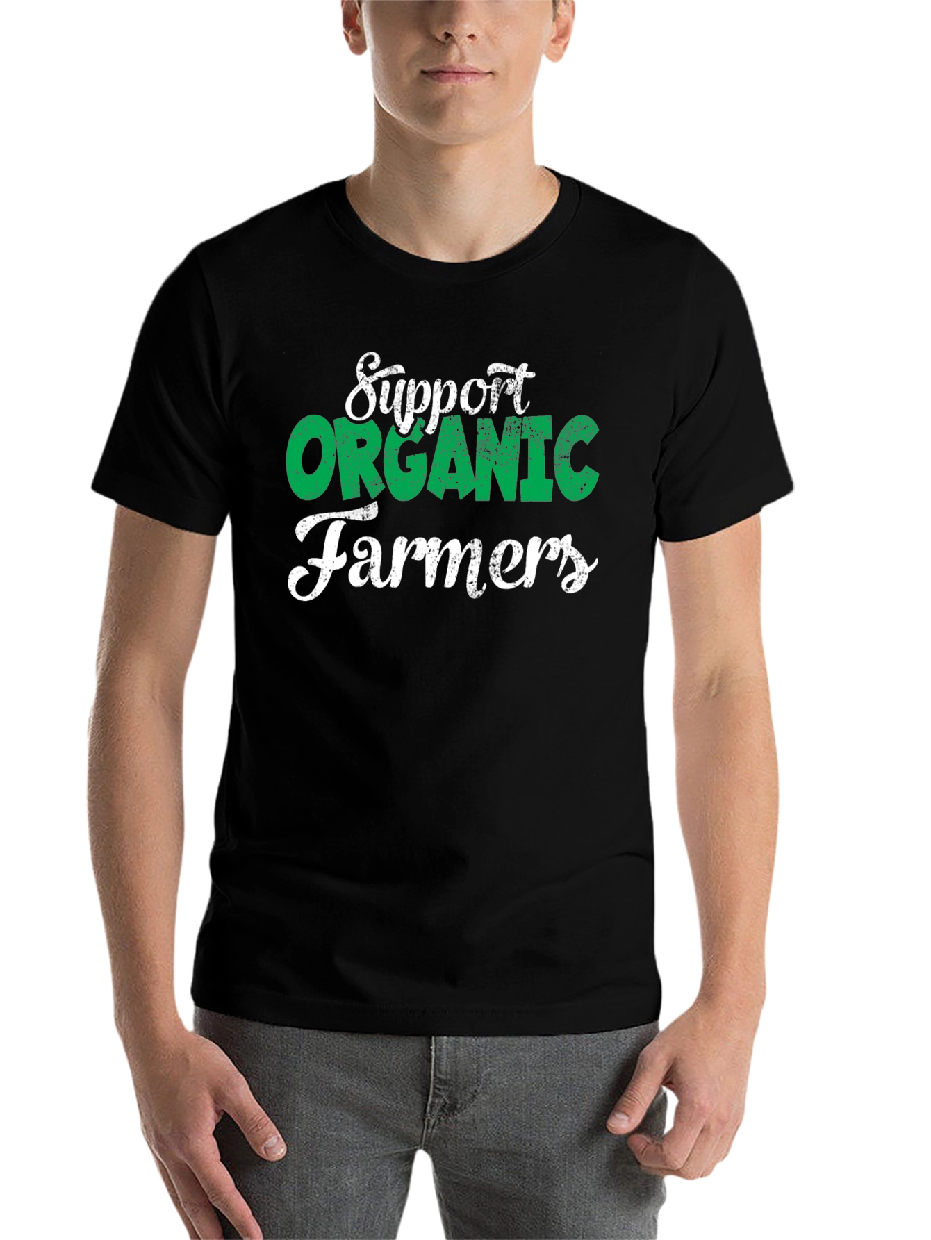 Support Organic Farmers Graphic Tee