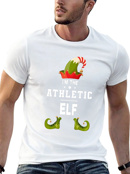 Athletic Elf Christmas T-Shirt