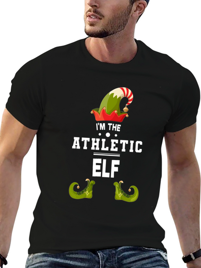 Athletic Elf Christmas T-Shirt