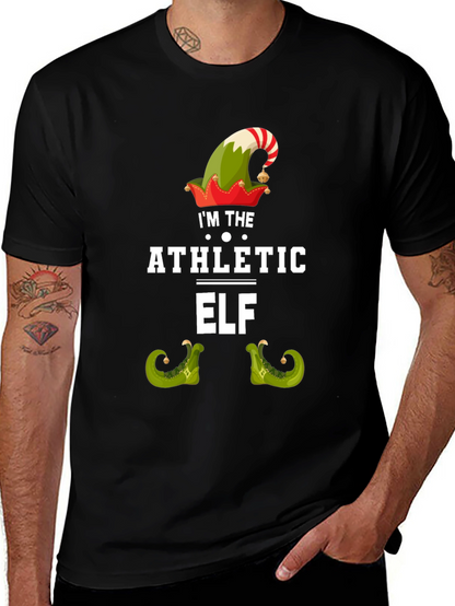 Athletic Elf Christmas T-Shirt