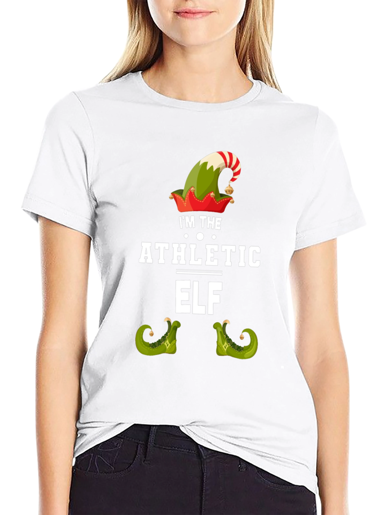 Athletic Elf Christmas T-Shirt
