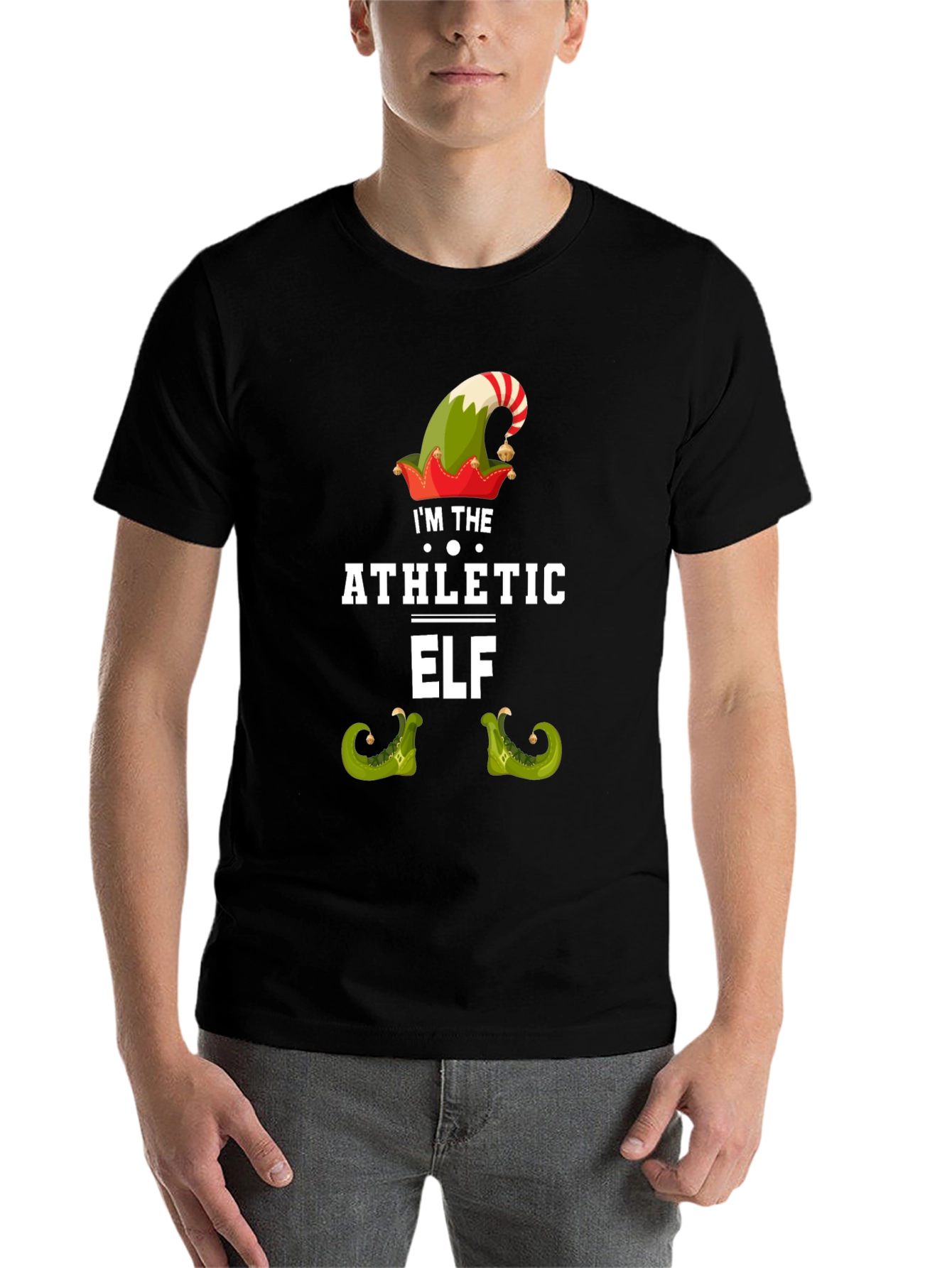 Athletic Elf Christmas T-Shirt