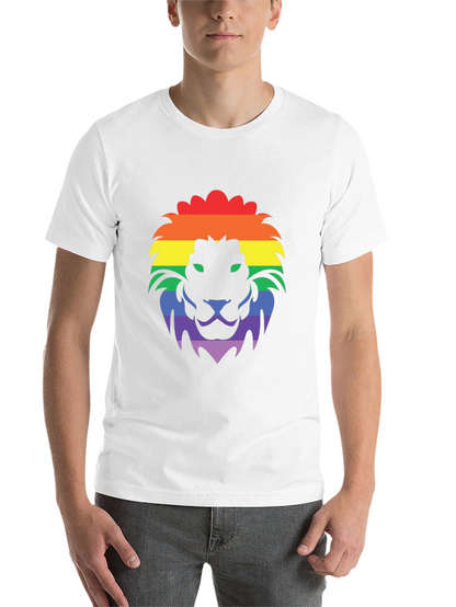 Rainbow Lion Graphic T-Shirt - Pride Apparel