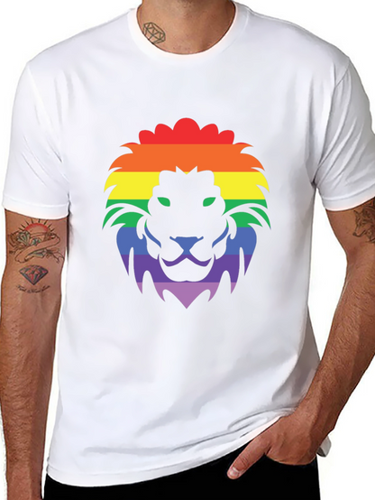 Rainbow Lion Graphic T-Shirt - Pride Apparel