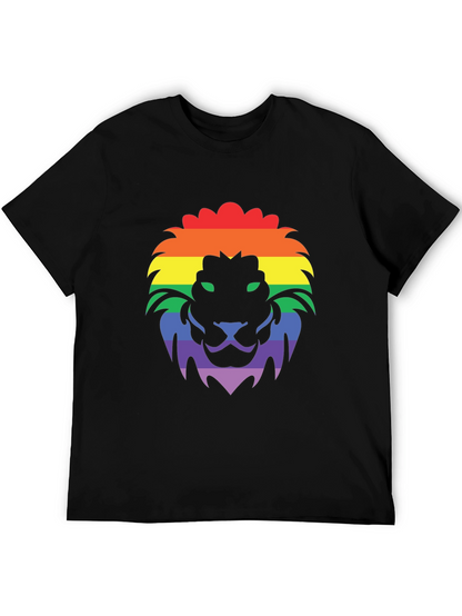 Rainbow Lion Graphic T-Shirt - Pride Apparel