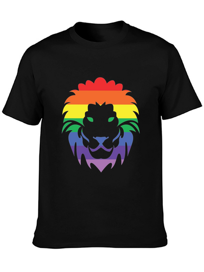 Rainbow Lion Graphic T-Shirt - Pride Apparel