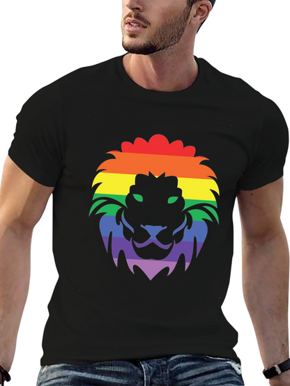 Rainbow Lion Graphic T-Shirt - Pride Apparel