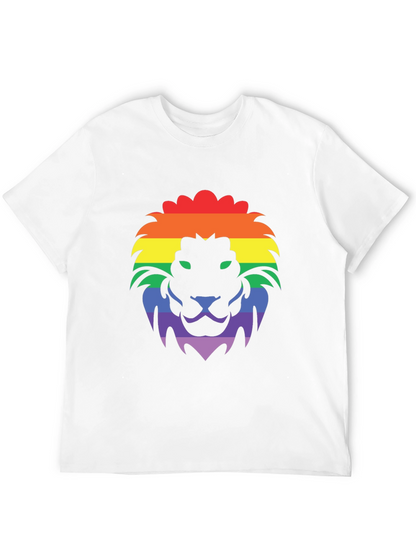 Rainbow Lion Graphic T-Shirt - Pride Apparel