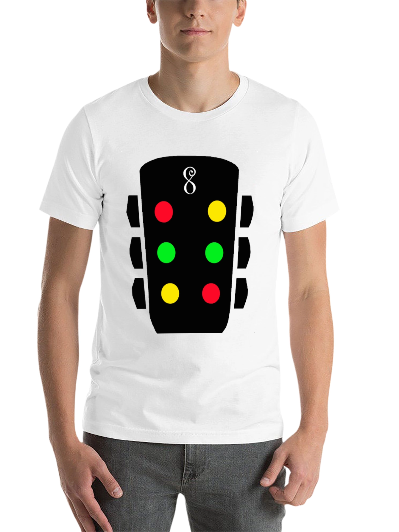 8-Ball Inspired Graphic Tee - Funky & Stylish