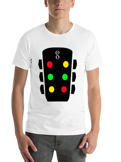 8-Ball Inspired Graphic Tee - Funky & Stylish