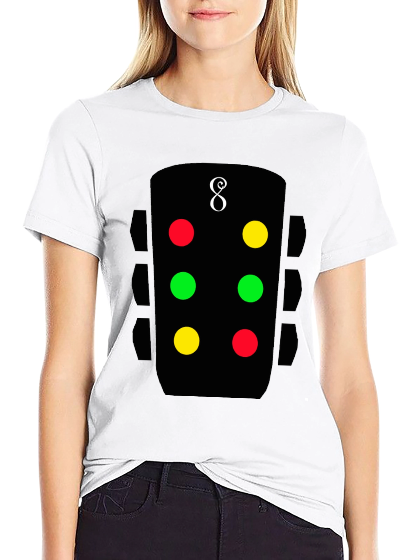 8-Ball Inspired Graphic Tee - Funky & Stylish