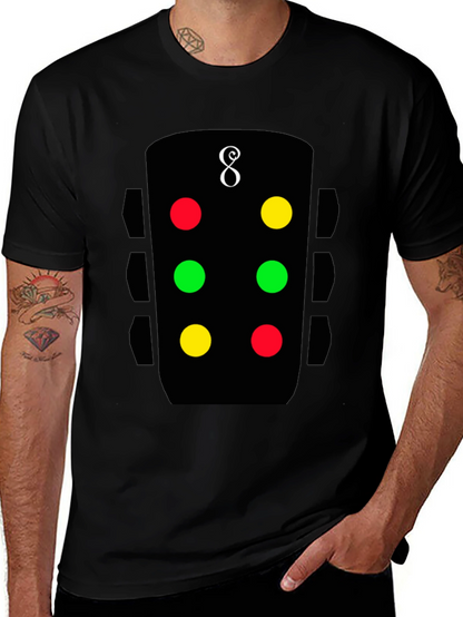 8-Ball Inspired Graphic Tee - Funky & Stylish