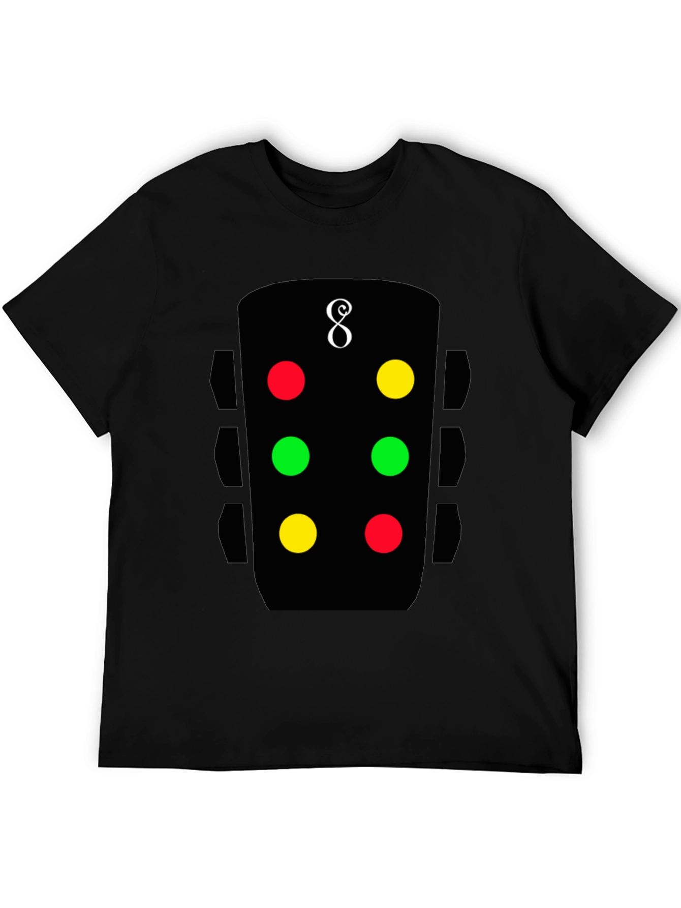 8-Ball Inspired Graphic Tee - Funky & Stylish