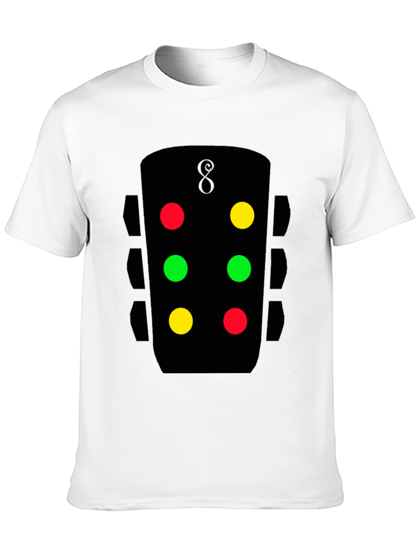 8-Ball Inspired Graphic Tee - Funky & Stylish
