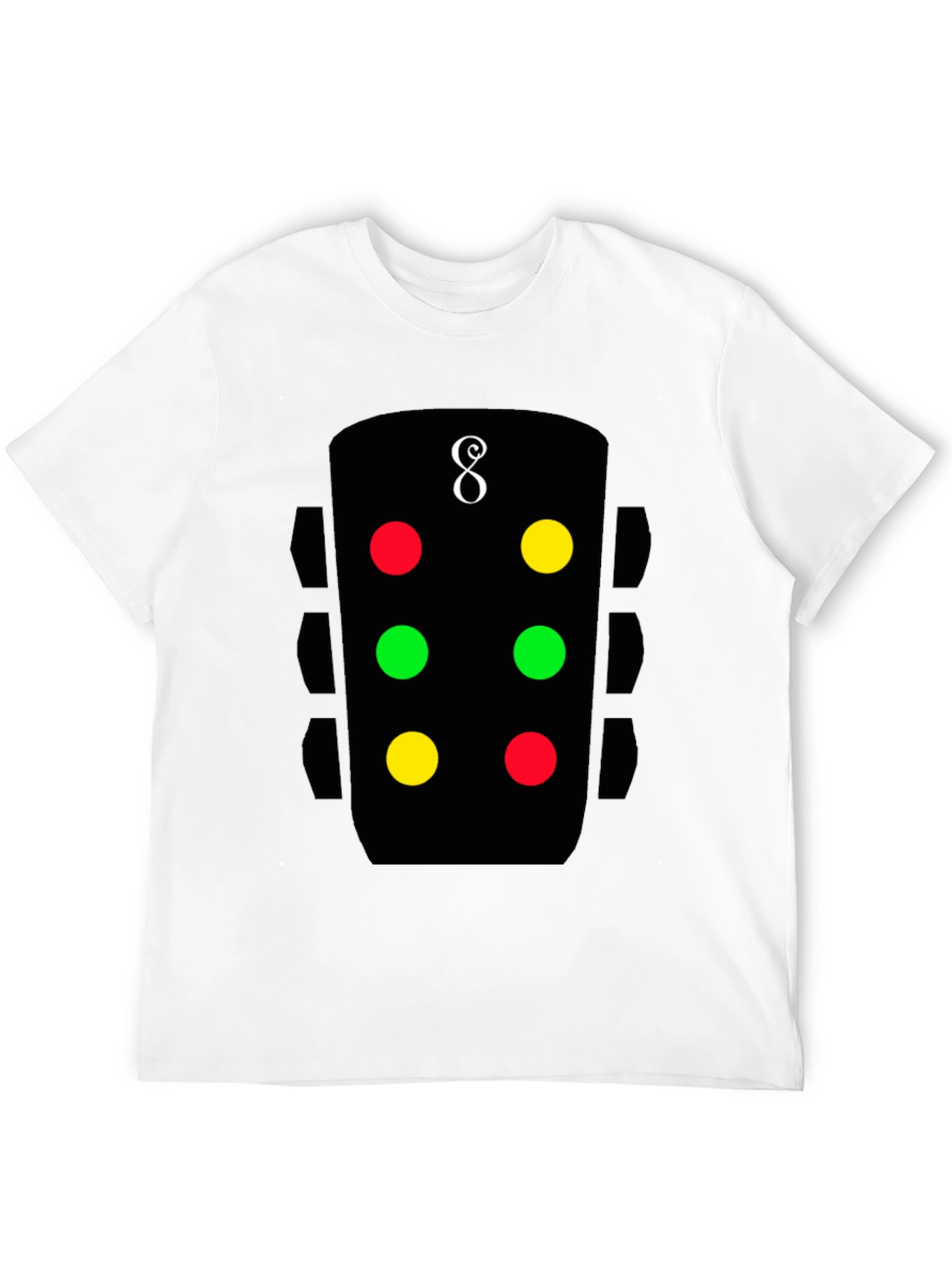8-Ball Inspired Graphic Tee - Funky & Stylish