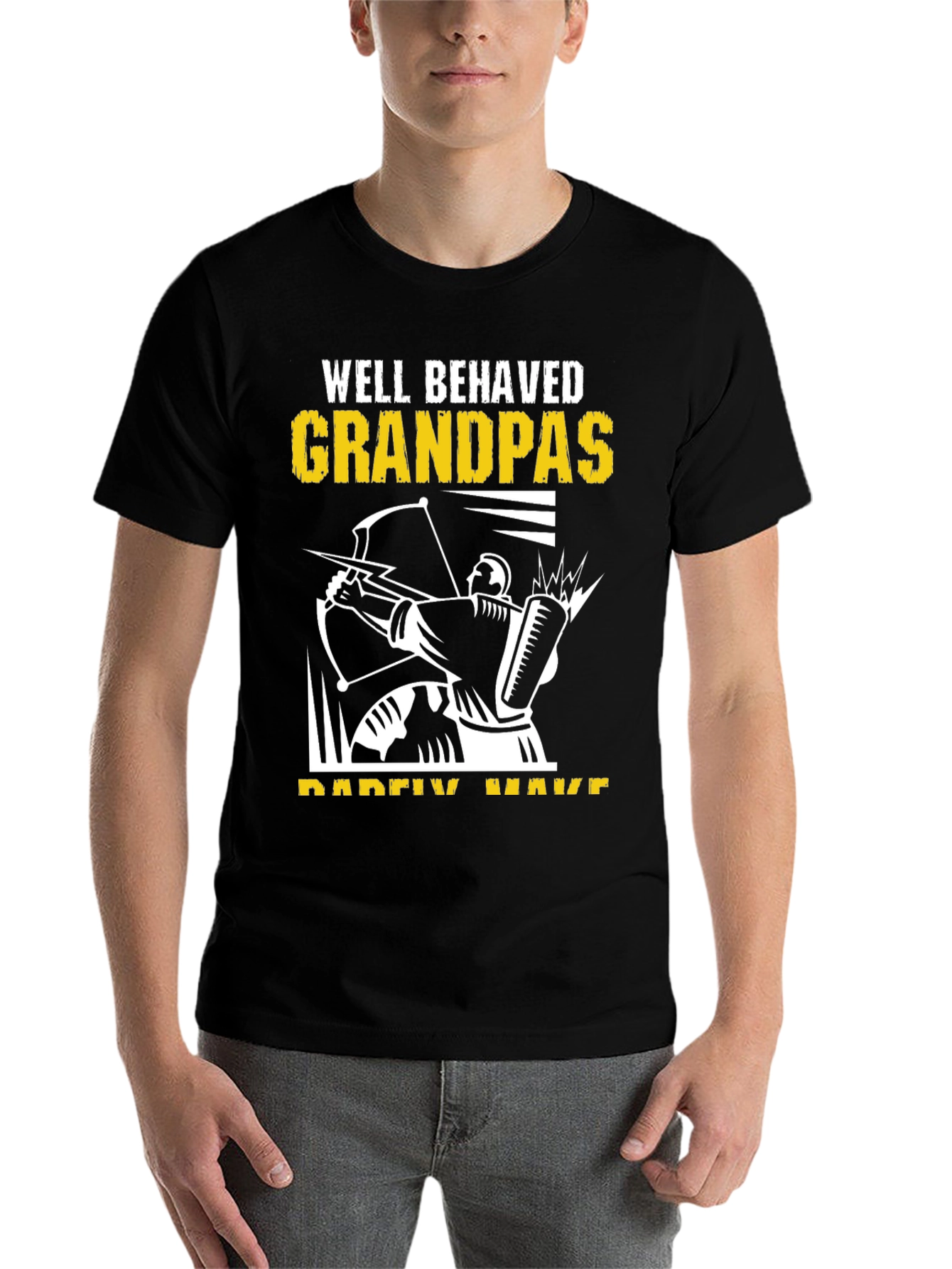 Well Behaved Grandpas Archery T-Shirt