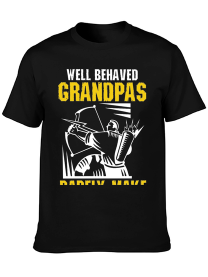 Well Behaved Grandpas Archery T-Shirt