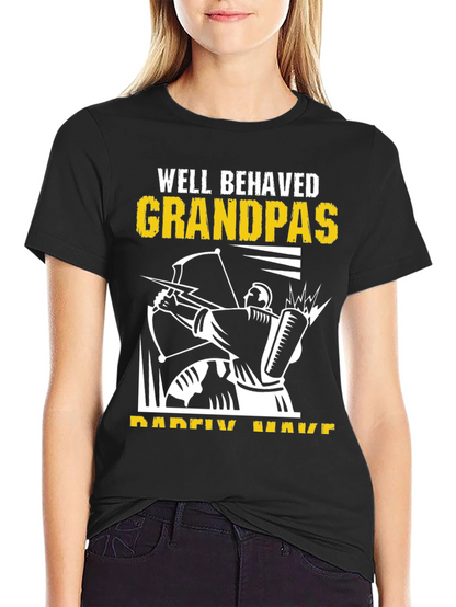 Well Behaved Grandpas Archery T-Shirt