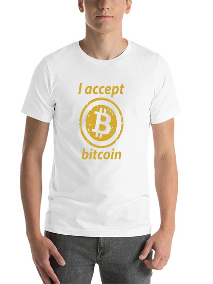I Accept Bitcoin T-Shirt - Crypto Currency Tee