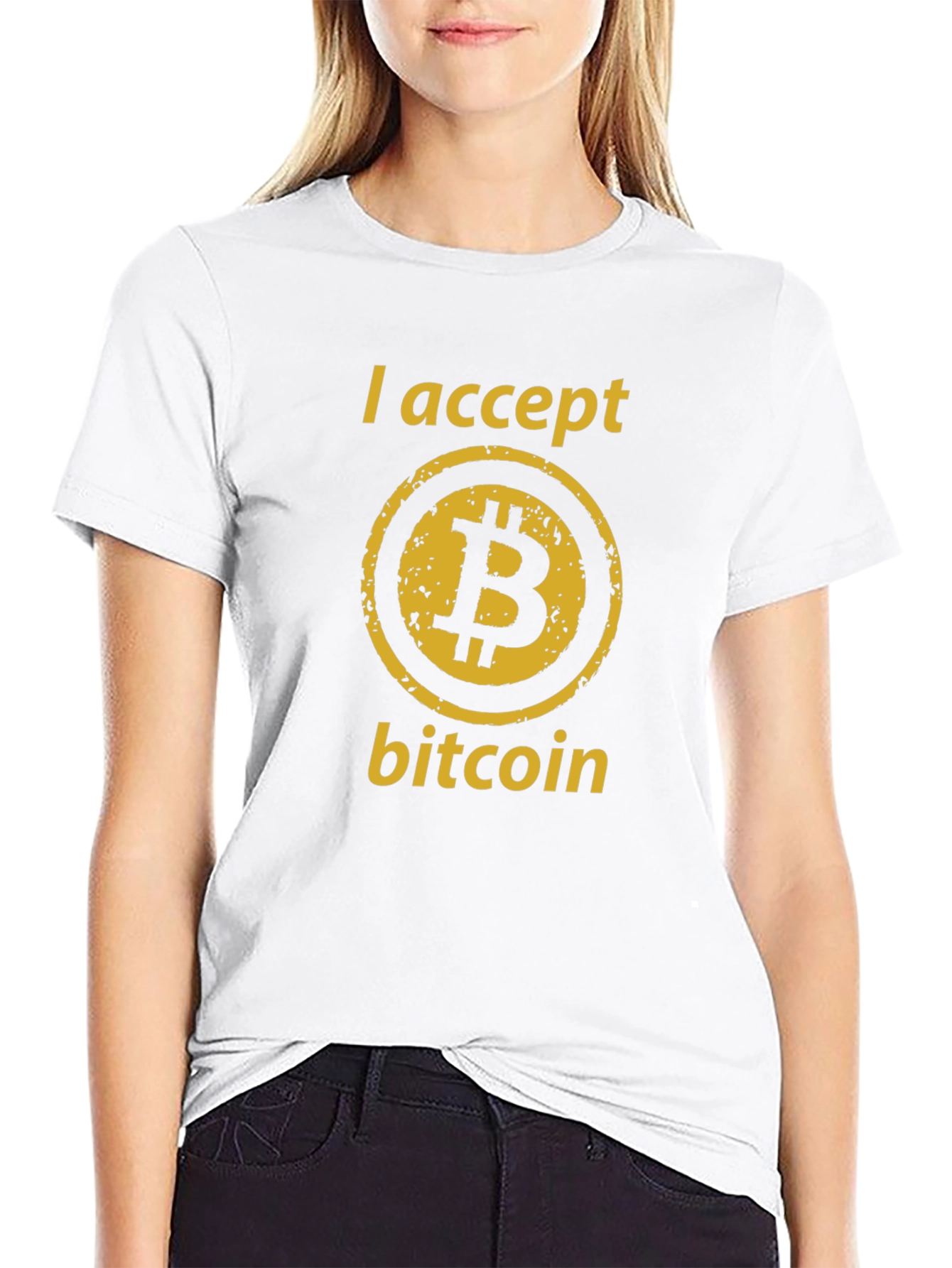 I Accept Bitcoin T-Shirt - Crypto Currency Tee