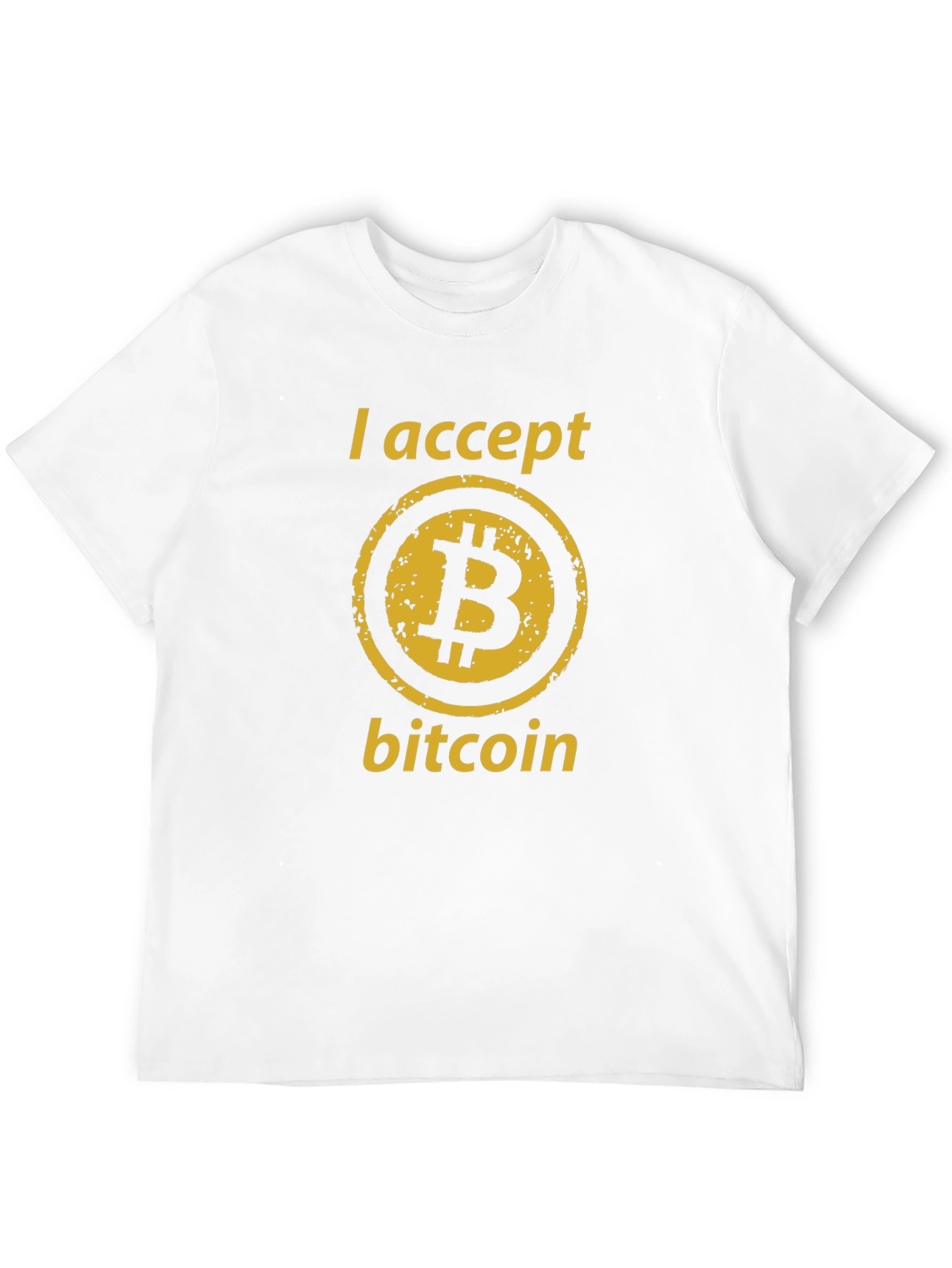 I Accept Bitcoin T-Shirt - Crypto Currency Tee
