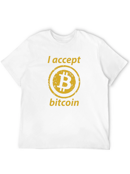 I Accept Bitcoin T-Shirt - Crypto Currency Tee