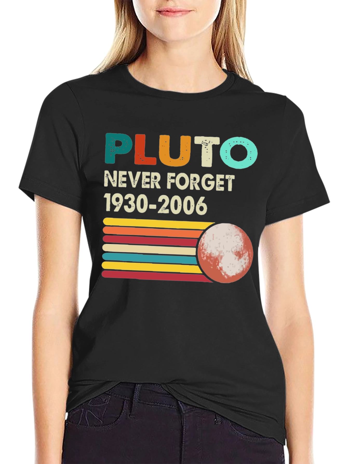 Retro Pluto Never Forget T-Shirt