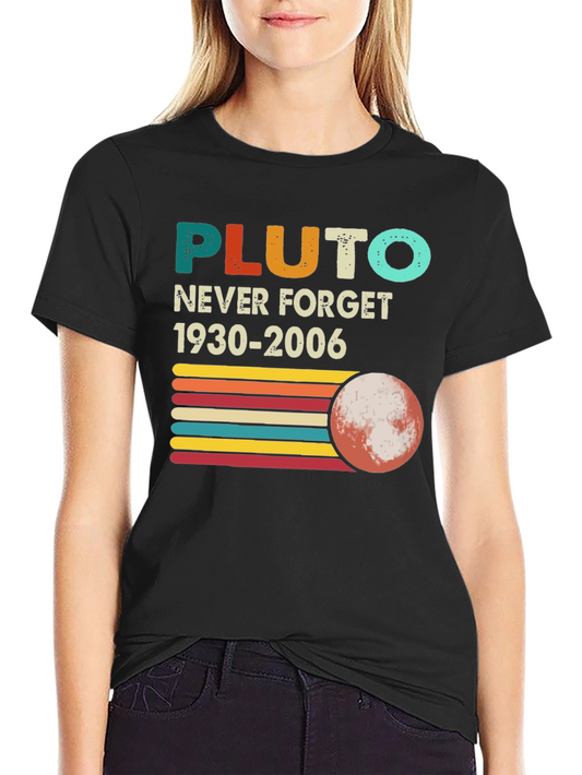 Retro Pluto Never Forget T-Shirt
