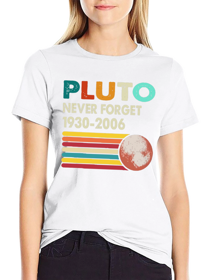Retro Pluto Never Forget T-Shirt