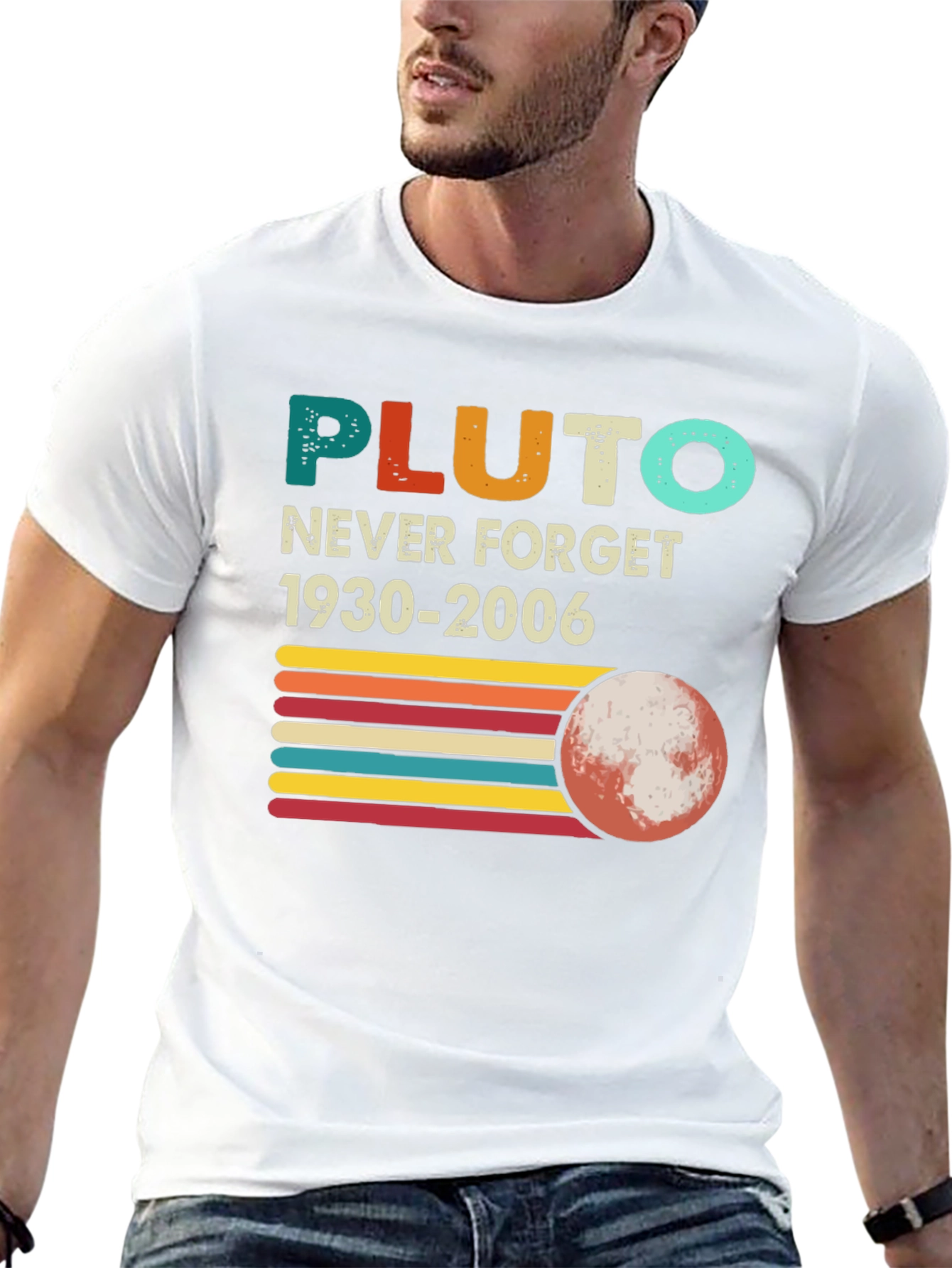 Retro Pluto Never Forget T-Shirt