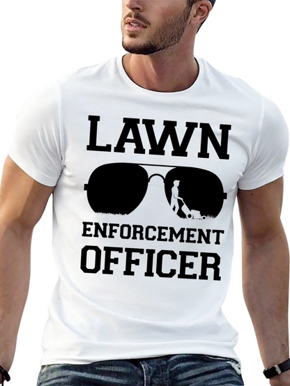 Lawn Enforcement Officer Graphic Tee