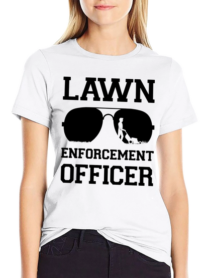 Lawn Enforcement Officer Graphic Tee